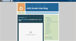 Desktop Screenshot of chrisbrownclubb.blogspot.com