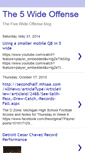 Mobile Screenshot of fivewideoffense.blogspot.com