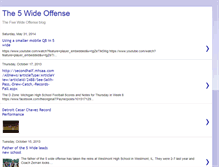 Tablet Screenshot of fivewideoffense.blogspot.com