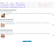 Tablet Screenshot of clubdebebe.blogspot.com