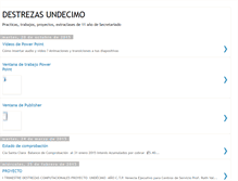 Tablet Screenshot of destrezasundecimo.blogspot.com