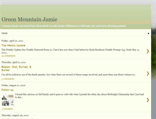 Tablet Screenshot of greenmountainjamie.blogspot.com