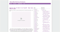 Desktop Screenshot of bestsellerreviewsproducts.blogspot.com