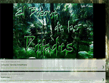 Tablet Screenshot of elbosquedelasdriades.blogspot.com