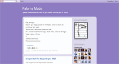 Desktop Screenshot of falantemudo.blogspot.com