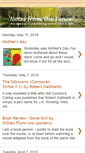 Mobile Screenshot of notesfromthefence.blogspot.com