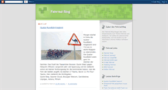 Desktop Screenshot of fahrrad-blog.blogspot.com