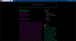 Desktop Screenshot of lyndevilish.blogspot.com