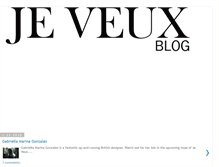 Tablet Screenshot of jeveuxmagazine.blogspot.com