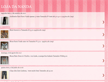Tablet Screenshot of lojadanandapires.blogspot.com