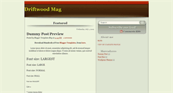 Desktop Screenshot of driftwood-mag-btb.blogspot.com