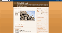 Desktop Screenshot of philsrssfeed.blogspot.com