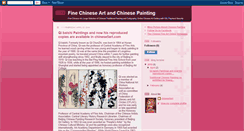 Desktop Screenshot of chinese5art.blogspot.com