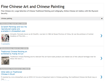 Tablet Screenshot of chinese5art.blogspot.com