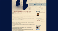 Desktop Screenshot of envirowriter.blogspot.com