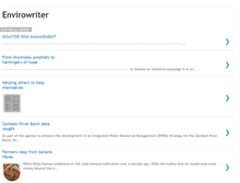 Tablet Screenshot of envirowriter.blogspot.com