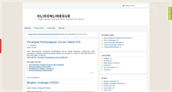 Desktop Screenshot of klikonlinegue.blogspot.com