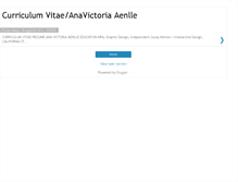 Tablet Screenshot of anavictoriaaenllecurriculumvitae.blogspot.com