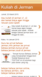 Mobile Screenshot of belajarbahasajermanbsd.blogspot.com