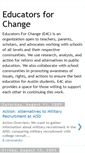 Mobile Screenshot of educatorsforchange.blogspot.com