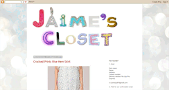 Desktop Screenshot of jaime-closet.blogspot.com