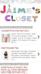 Mobile Screenshot of jaime-closet.blogspot.com