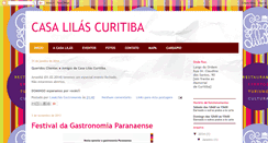 Desktop Screenshot of casalilascuritiba.blogspot.com