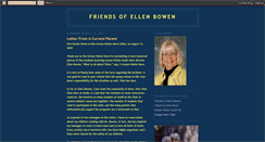 Desktop Screenshot of ellenbowen.blogspot.com