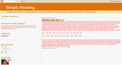 Desktop Screenshot of db-simplyreading.blogspot.com
