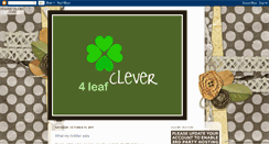 Desktop Screenshot of 4leafclever.blogspot.com