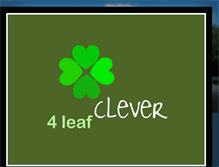 Tablet Screenshot of 4leafclever.blogspot.com