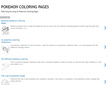 Tablet Screenshot of pokemoncoloringpages.blogspot.com