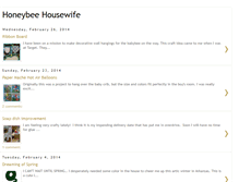 Tablet Screenshot of honeybeehousewife.blogspot.com