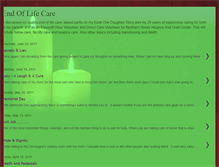 Tablet Screenshot of gloriann-endoflifecare.blogspot.com