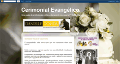 Desktop Screenshot of cerimonialevangelico.blogspot.com