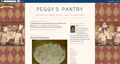 Desktop Screenshot of peggyspantry.blogspot.com