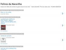 Tablet Screenshot of felinosmaravilha.blogspot.com