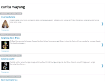Tablet Screenshot of joher-caritawayang.blogspot.com