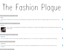 Tablet Screenshot of fashionplague.blogspot.com