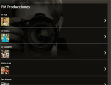 Tablet Screenshot of produccionesmayor.blogspot.com