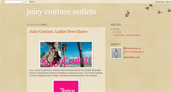 Desktop Screenshot of juicycoutureoutlets.blogspot.com