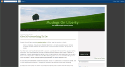 Desktop Screenshot of musingsonliberty.blogspot.com