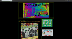 Desktop Screenshot of heavysugarradio.blogspot.com