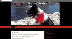 Desktop Screenshot of k9knitter.blogspot.com