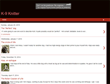 Tablet Screenshot of k9knitter.blogspot.com