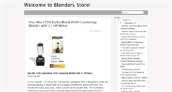 Desktop Screenshot of blenders-blog.blogspot.com