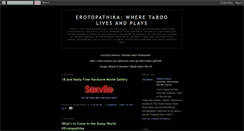 Desktop Screenshot of erotopathy.blogspot.com