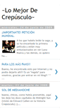 Mobile Screenshot of lomejordecrepusculo.blogspot.com