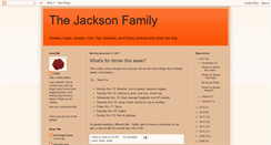 Desktop Screenshot of agjacksonfamily.blogspot.com