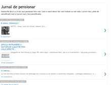 Tablet Screenshot of jurnaldepensionar.blogspot.com